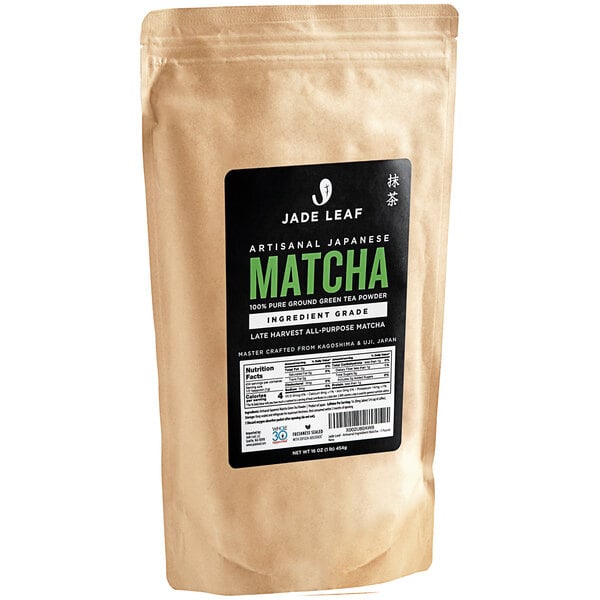 A case of Jade Leaf Organic Matcha Green Tea Powder.