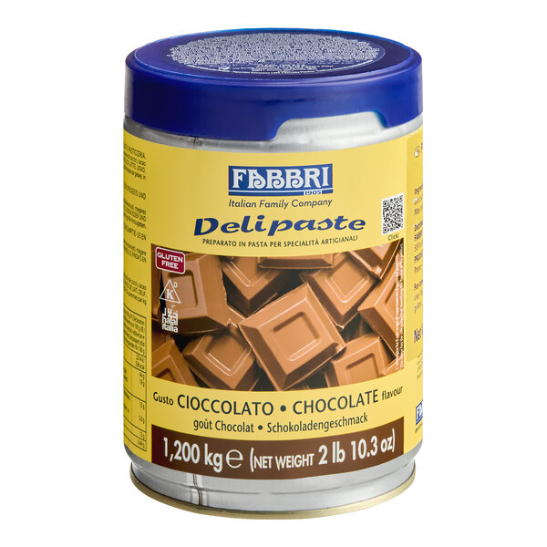 Fabbri Delipaste 1.2 kg Chocolate Flavoring Paste - 3/Case