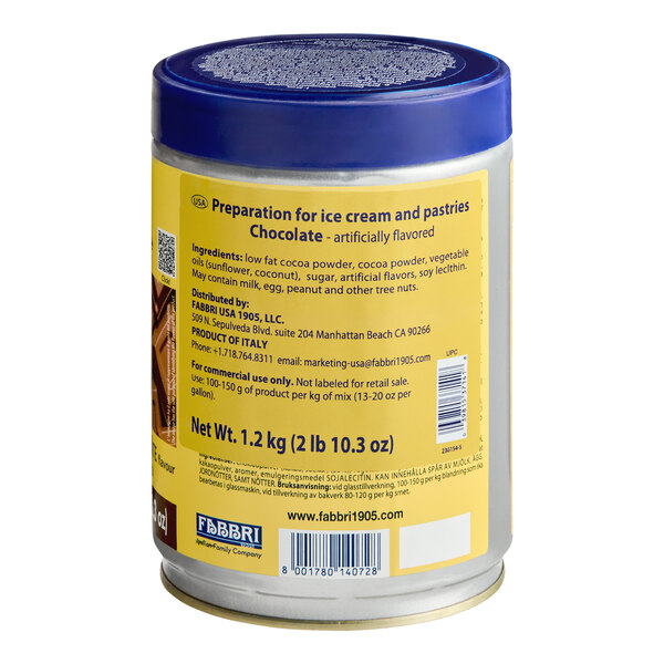 Fabbri Delipaste 1.2 kg Chocolate Flavoring Paste - 3/Case