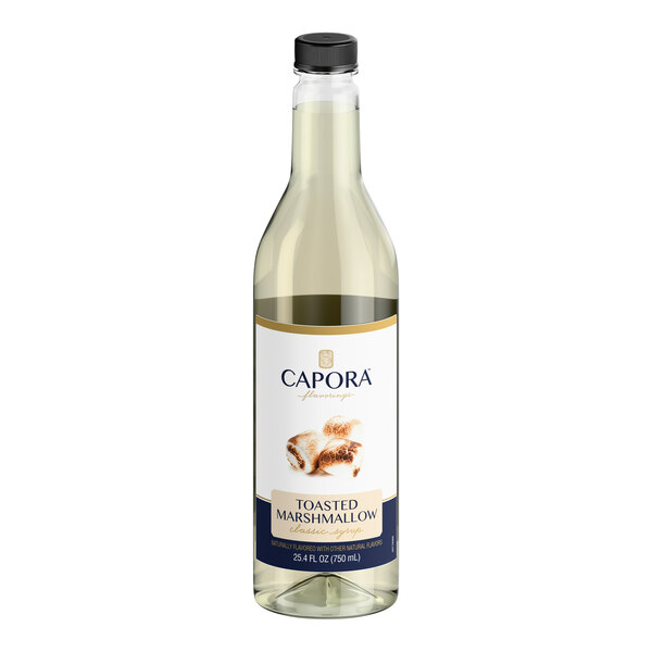 Capora Toasted Marshmallow Flavoring Syrup 750 mL - 6/Case