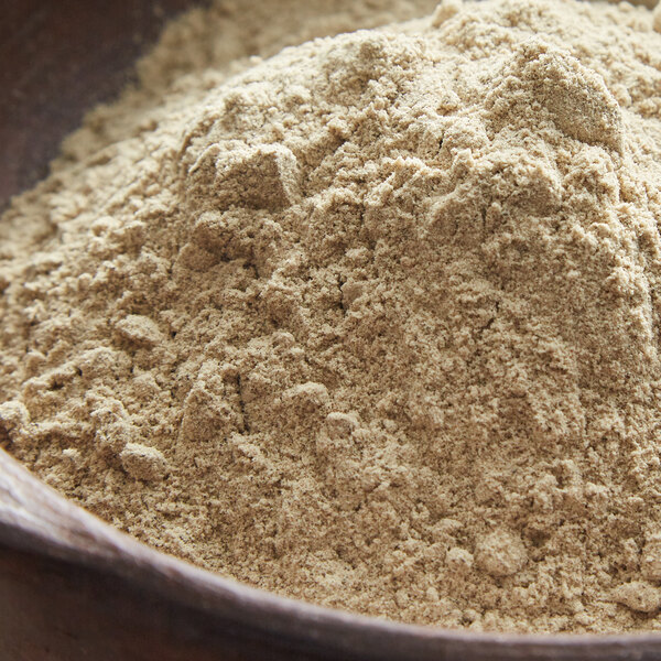 A bowl of Regal ground white pepper powder.