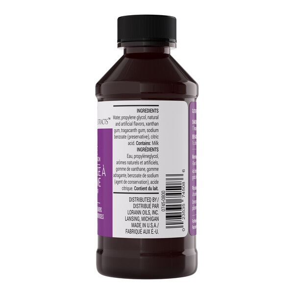 LorAnn Oils 4 fl. oz. Cream Cheese Bakery Emulsion - 6/Case