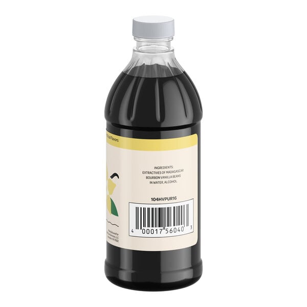 Hometown Provisions Gourmet Pure Vanilla Extract 16 fl. oz. - 12/Case