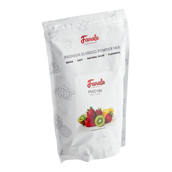 A white bag of Fanale Vanilla Essence Powder Mix.