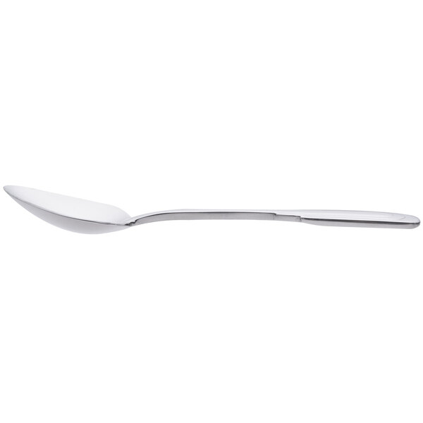 A Oneida Cityscape stainless steel teaspoon with a silver handle.