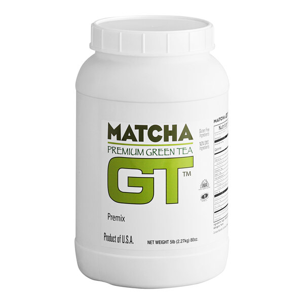 Add A Scoop Premium Matcha Green Tea Powder 5 lb. - 6/Case