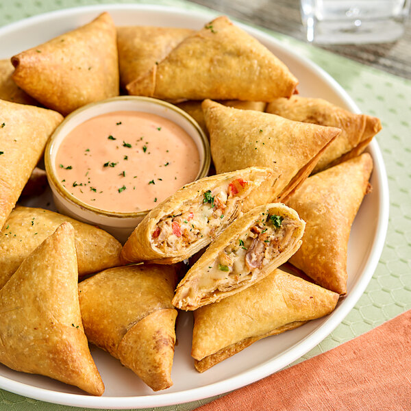 thumbnail image 2 of Maple Leaf Farms Duck Bacon & Sweet Corn Wontons - 7.5 Lb Case (100 Pieces) Frozen 2 of 10