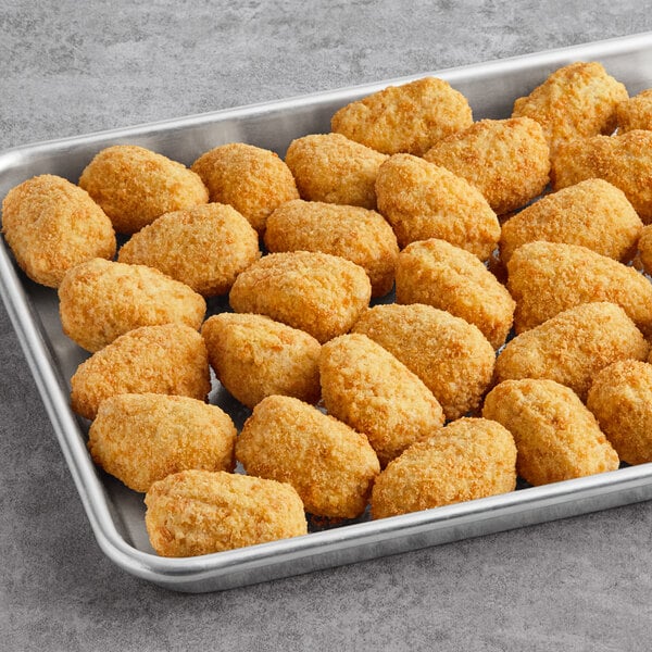 A tray of Fred's Breaded Jalapeno Cheddar Cheese Bites