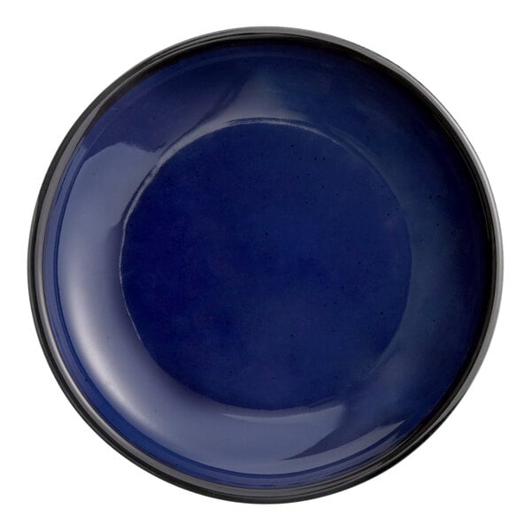 Acopa Keystone 7" Azora Blue Porcelain Coupe Plate - 24/Case