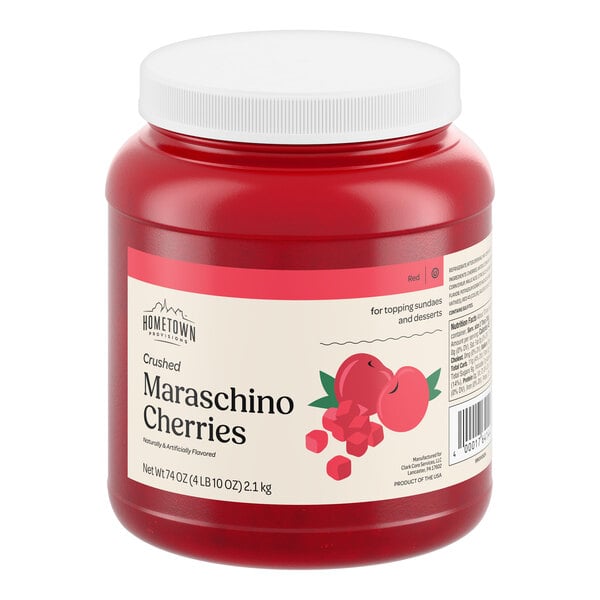Hometown Provisions Crushed Maraschino Cherries 74 oz.