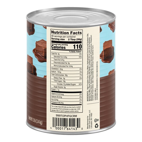 Creamery Ave. Hot Fudge Dessert / Sundae Topping #10 Can