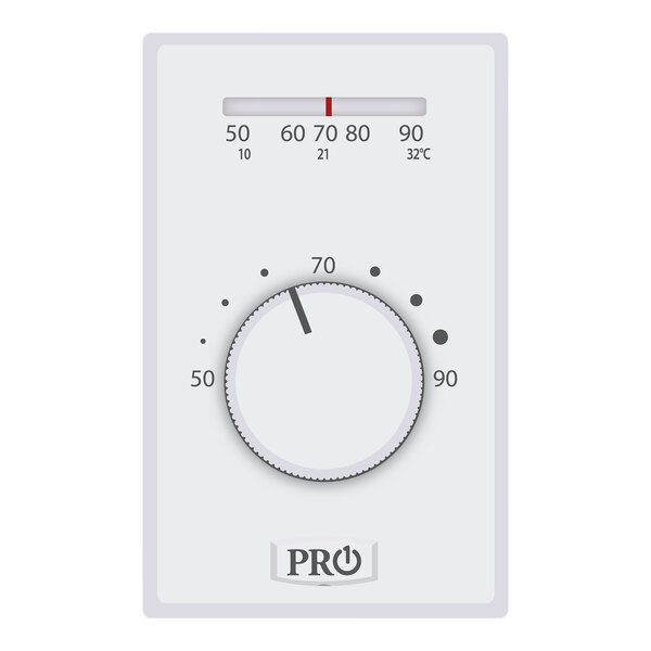 Pro1 2-Wire Line Voltage Non-Programmable Mechanical Electric Heat Thermostat T501ML2
