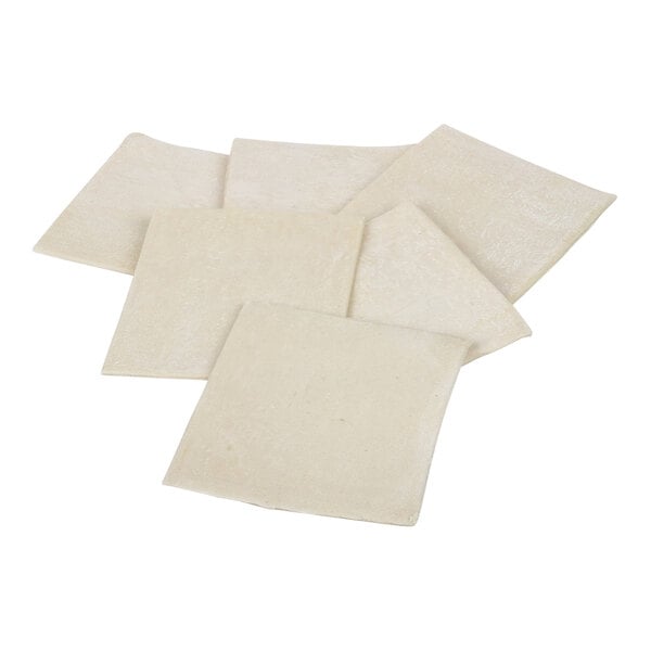 A case of white square Pennant puff pastry dough sheets.