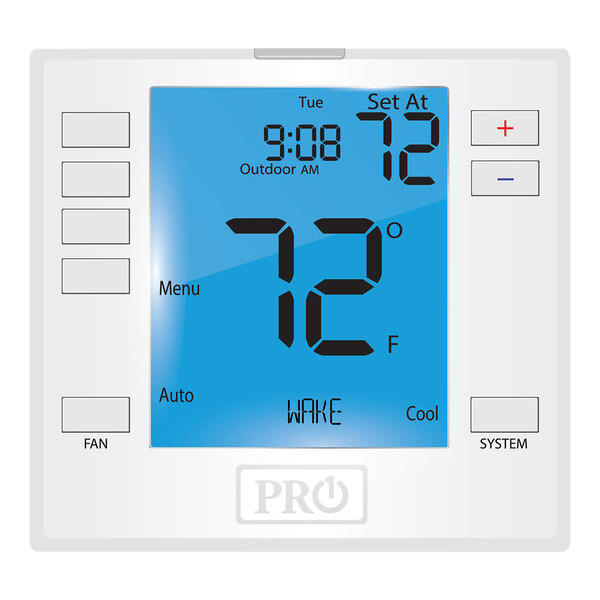 Pro1 700 Family Programmable Sensor Compatible Multi-Stage Digital PTAC Thermostat T755S - 24V