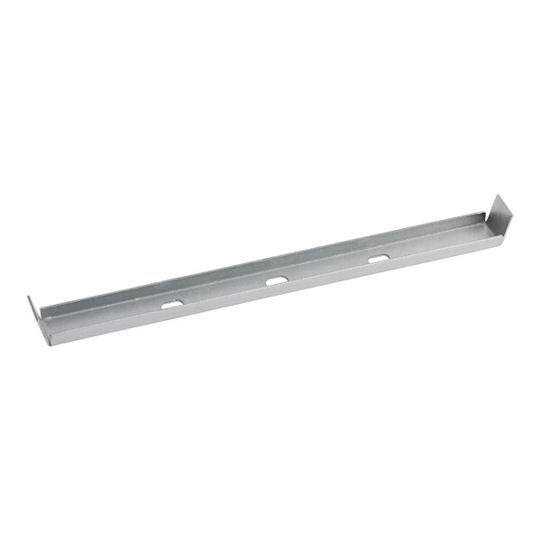 A metal bar with two holes in it.