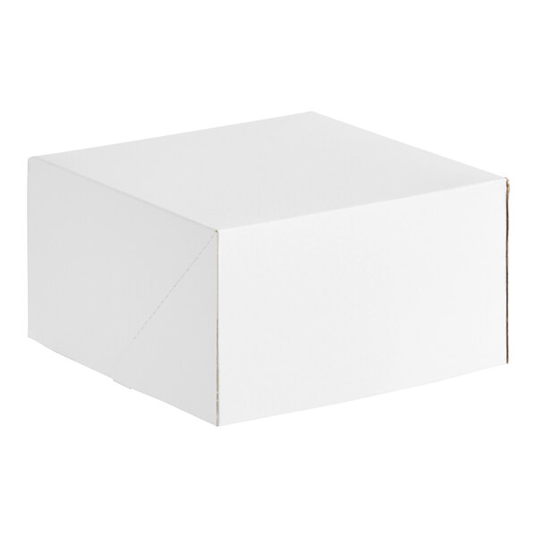 A white Baker's Lane bakery box with a lid.