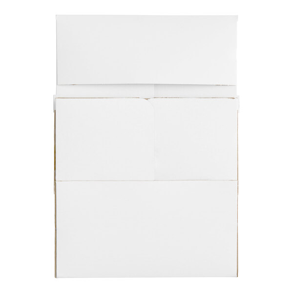 A white rectangular Baker's Lane bakery box with a black border.