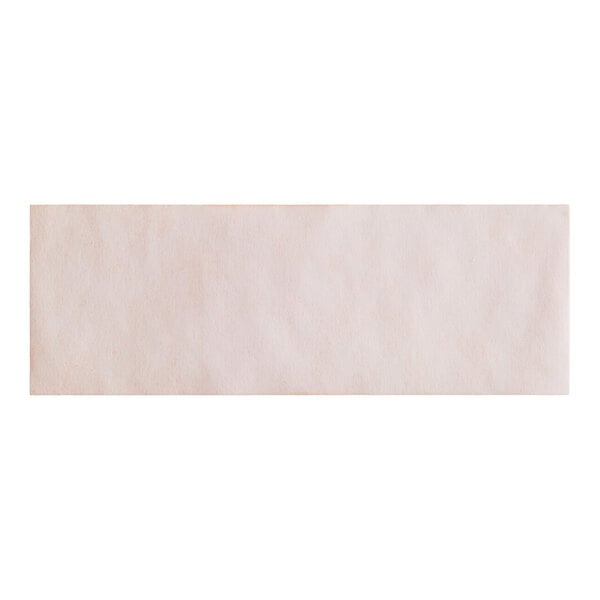 A white rectangular object with a red border.