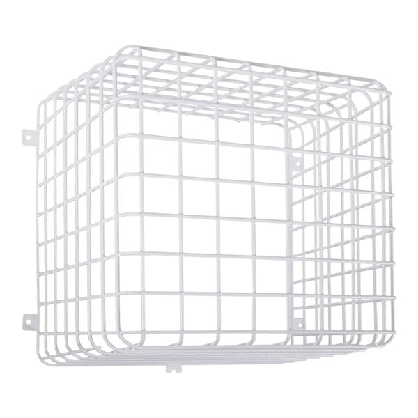 A white wire mesh guard for a STI-9730.