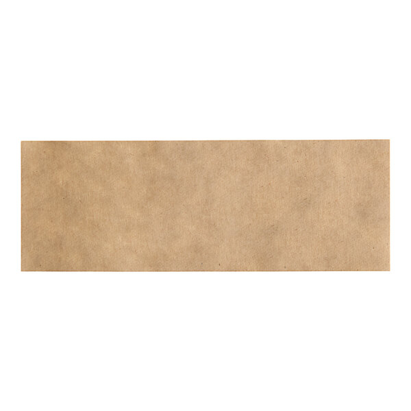 A brown rectangle with black text.