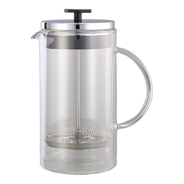 Service Ideas 33.8 oz. Glass Double Wall French Press T899SR