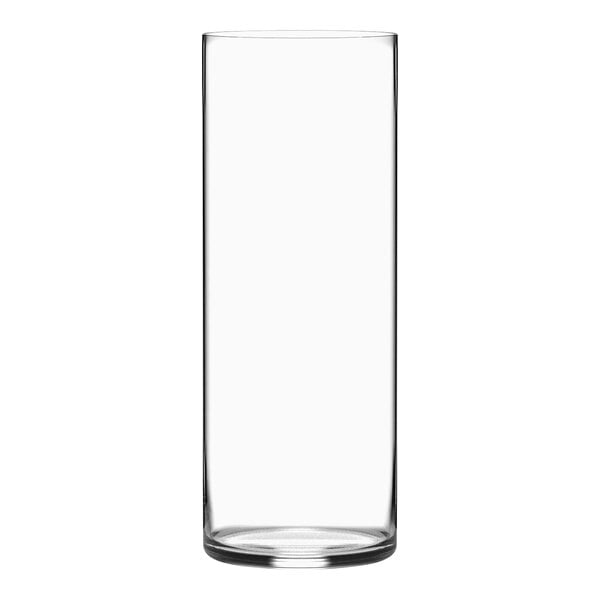 A clear Stolzle Kyoto long drink glass with a white background.