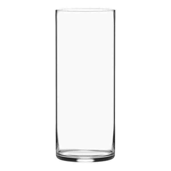 A clear Stolzle Kyoto long drink glass.