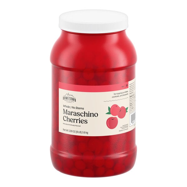 Hometown Provisions Maraschino Cherries without Stems 1 Gallon