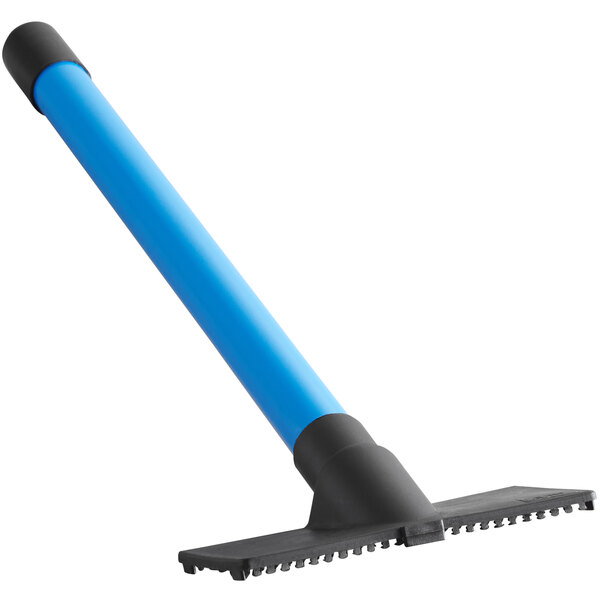 A blue and black Scrubble pad holder.