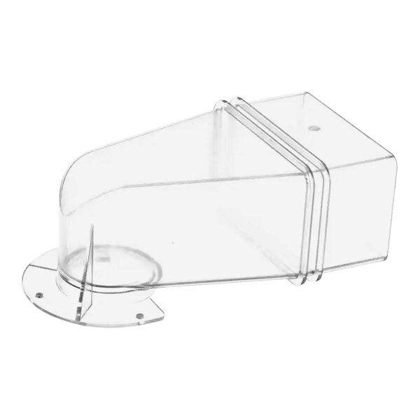 A clear plastic container with a lid.