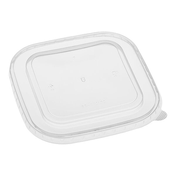 Choice 24-50 oz. Square Polypropylene Take-Out Lid - 300/Case