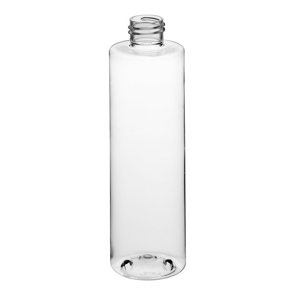 A clear plastic Cosmo Bullet bottle with a screw-on top.
