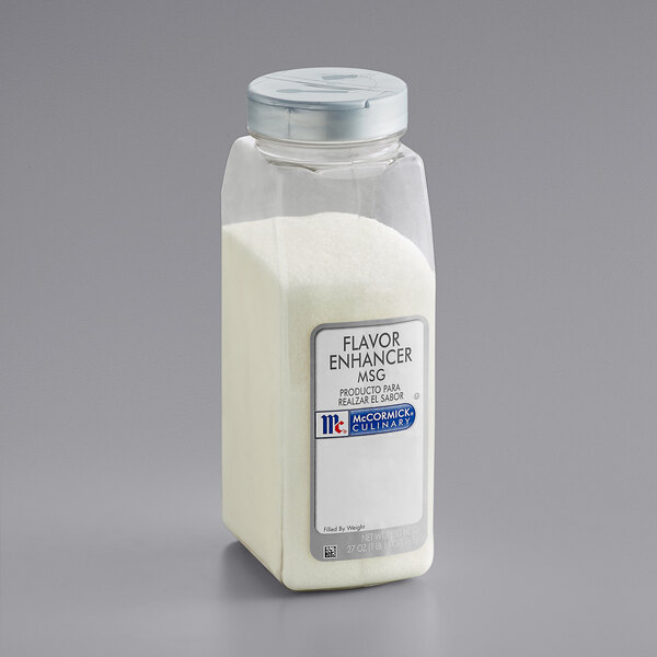 A case of six McCormick Culinary MSG Flavor Enhancer containers.