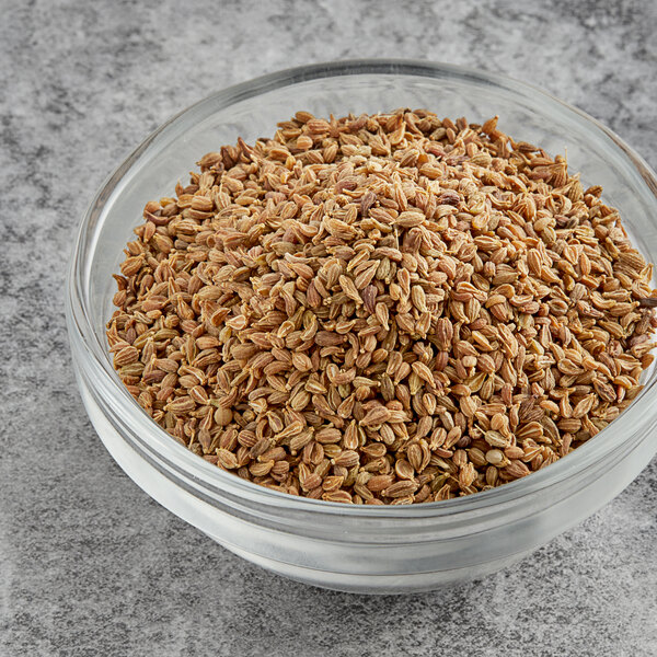 A bowl of McCormick Culinary anise seeds.