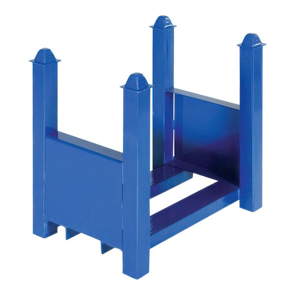 Vestil 15" x 22" x 21" Blue Steel Stackable Bar Cradle with 2,800 lb. Capacity CRAD-56
