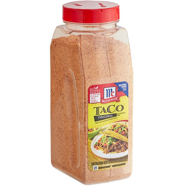 A package of McCormick Culinary Taco Seasoning on a white background.
