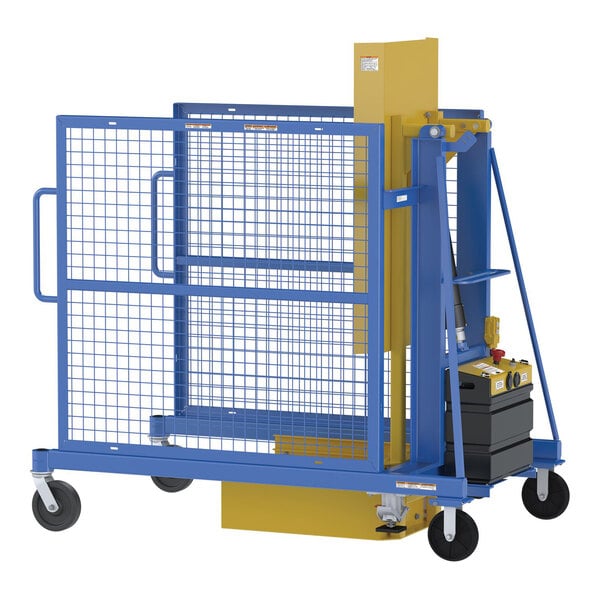 Vestil 400 lb. Electric Hydraulic Trash Can Dumper with 60" Dump Height TCD-M-60-AC - 115V, 1 Phase, 2 hp