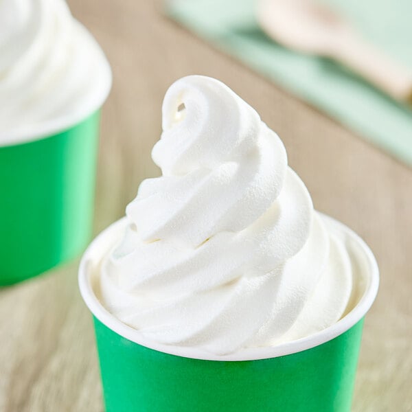 Meadowvale 10% Vanilla Soft Serve Ice Cream Mix 2.5 Gallon - 2/Case