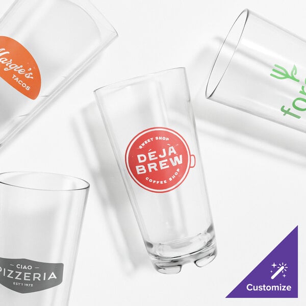 A case of Tossware Reserve customizable stackable cooler glasses.