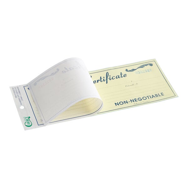 Choice Gift Certificate with Envelope - 250/Case