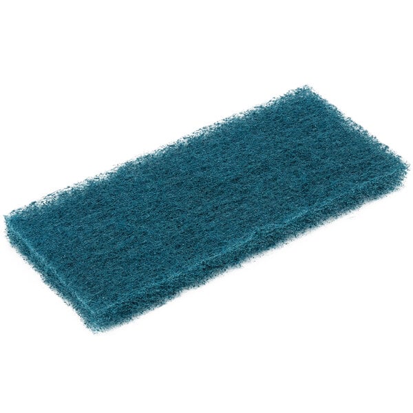 A blue 3M Doodlebug scrub pad on a white background.