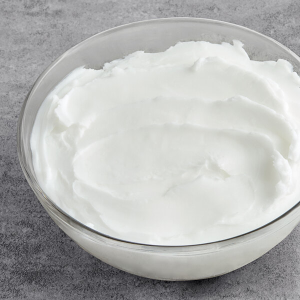 A bowl of South Chicago Packing All Donut Beef Tallow Shortening.