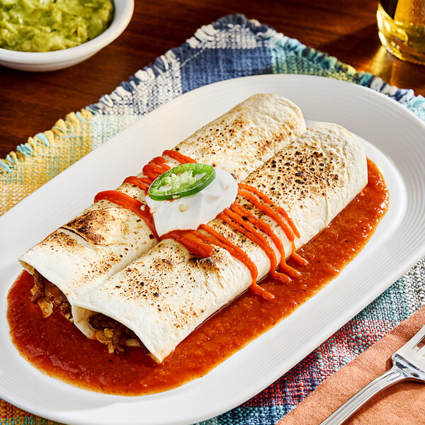 El Mejor Tortillas Restaurant-Style Flour Tortillas 8" - 288/Case