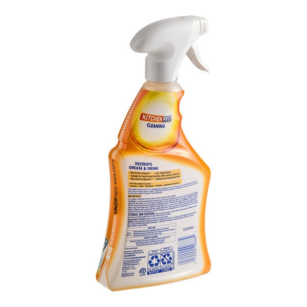 Lysol RAC79556 22 oz. Kitchen Pro Antibacterial Cleaner - 9/Case