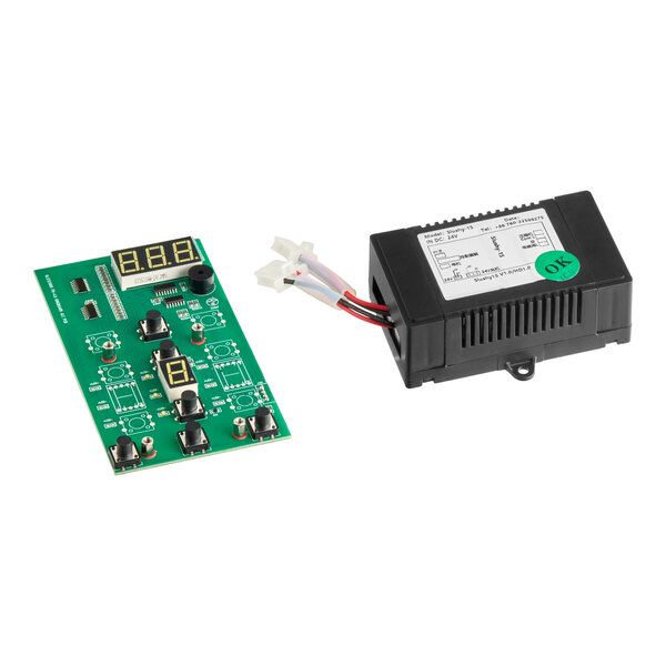 A Galaxy 177PGSM35 controller kit for 1 bowl slushy machines, including a circuit board and a black control box.