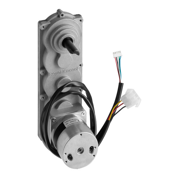 A gear motor with attached wiring designed for use in 1, 2, and 3 bowl slushy machines.