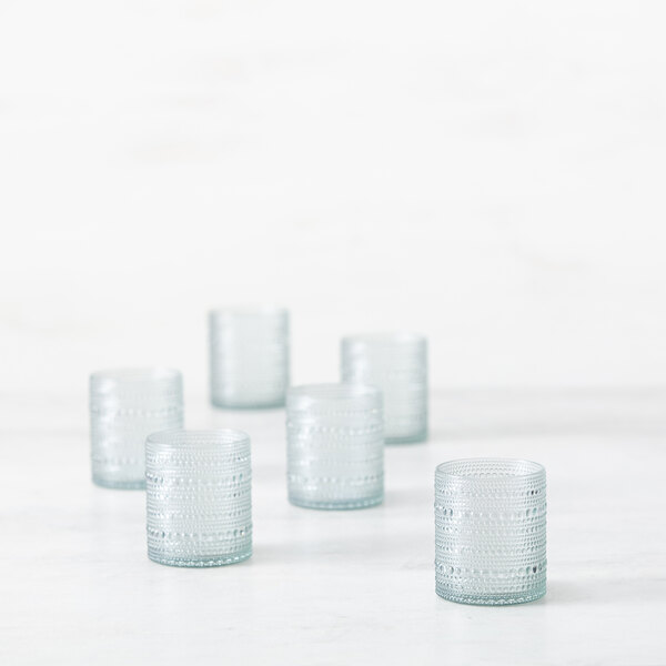 Zwiesel Fortessa Orbetto 10 oz. Sage Green Acrylic Rocks / Double Old Fashioned Glass - 4/Case