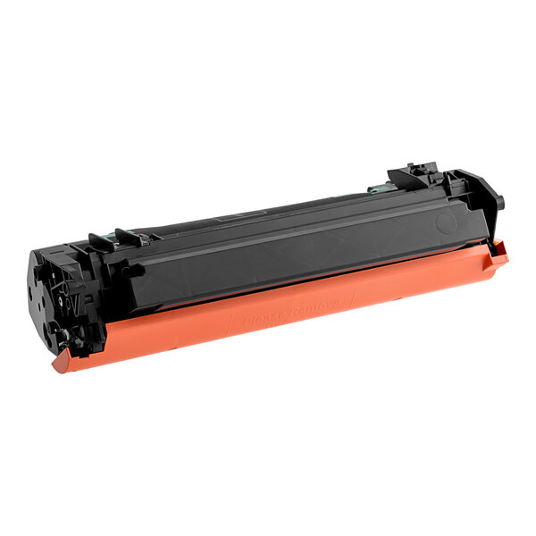 A PointPlus black toner cartridge for select HP printers with orange and black packaging.