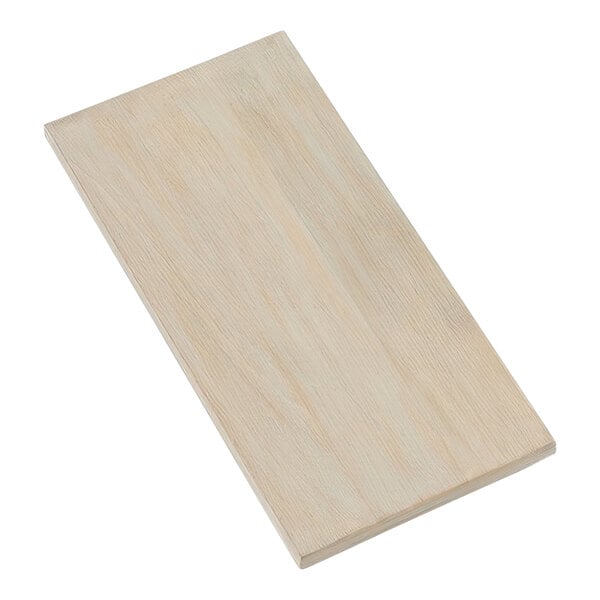 American Metalcraft Hampton Collection 17 3/4" x 8 3/4" x 7/8" Sun-Bleached Mango Wood Board - 5/Case