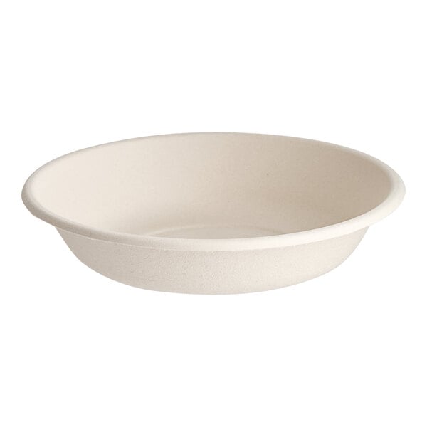A Dart ProPlanet compostable fiber take-out bowl with a white background.